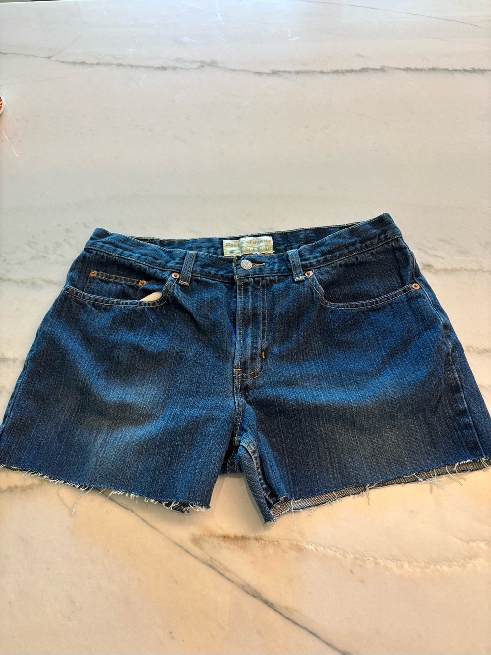 VTG Y2K Old Navy Low Rise Cutoff Denim Jorts size 12